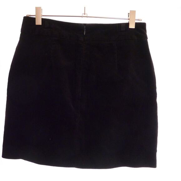 Banana Republic Brown Corduroy Short Skirt Size 0 Finewale Casual Pockets - Picture 3 of 5